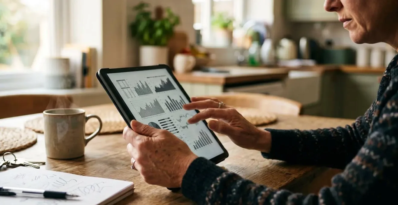 Représentation visuelle du concept de gestion budgétaire en période de fluctuation des taux d'intérêt
