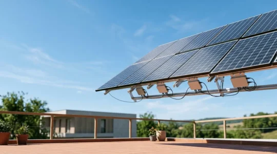 Installation photovoltaïque résidentielle optimisée pour l'autoconsommation totale