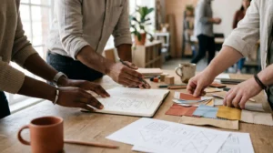 Environnement de formation collaborative avec supports numériques et interaction humaine