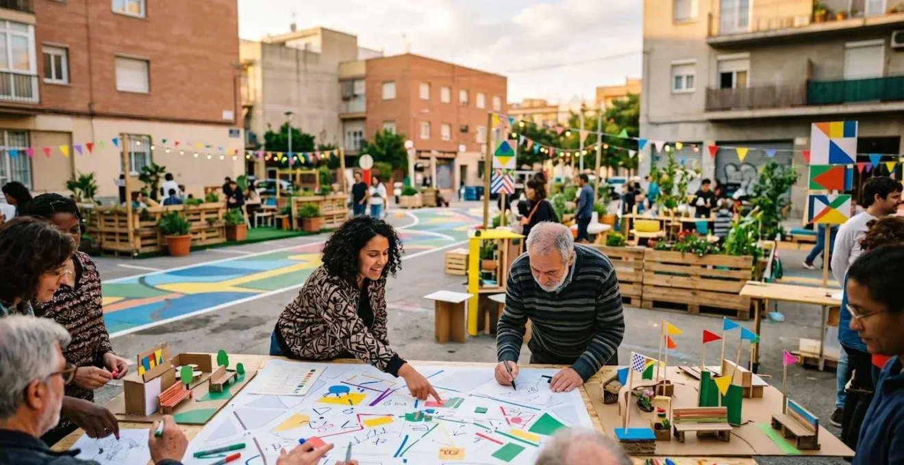 Vision prospective d'un quartier urbain co-construit par les habitants